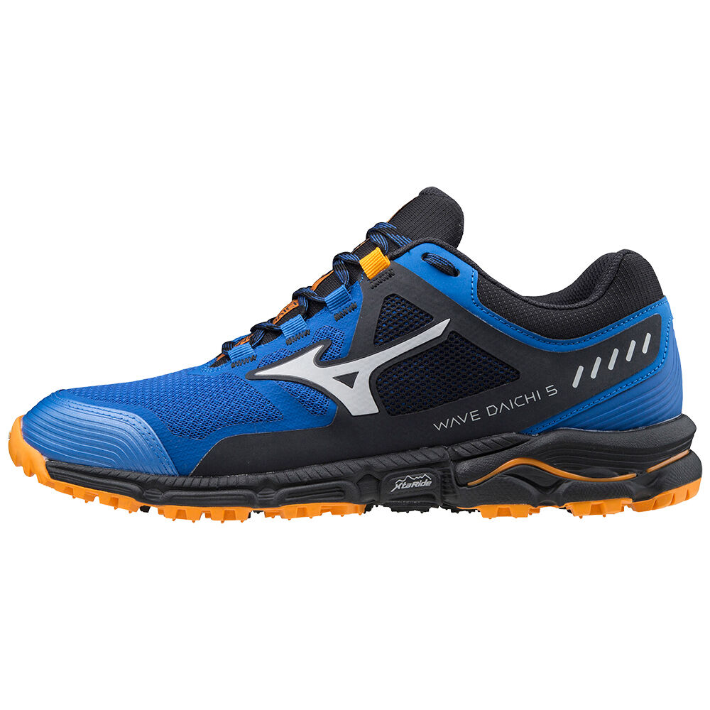 Panske Trail Bežecká Obuv Mizuno Wave Daichi 5 Modre/Oranžové Vypredaj WSZP37152